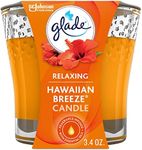 Glade Jar Candle Air Freshener, Hawaiian Breeze, 3.4 Ounce