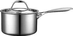 Cooks Standard 3-Quart Multi-Ply Clad Stainless Steel Saucepan with Lid