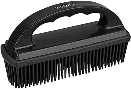 vitazoo Pet Hair Remover Brush for Couch & Carpet in Red/Black - Cat Hair Remover for Clothes with Soft Bristles - Dog Fur Remover for Car Interior and Home Furniture