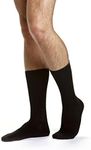 Bonds Men's Cotton Blend Everyday Crew Socks - 3 Pack, Black (3 Pack), 11+ / Large