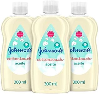 Johnson's Baby CottonTouch Aceite corporal a base de algodón puro - 3 x 300 ml