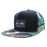 Grace Folly Trucker Hat for Men & Women. Snapback Mesh Caps (One Size, Modern Camo)