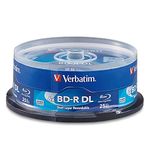 Verbatim BD-R 50GB 6X Blu-ray Recordable Media Disc - 25 Pack Spindle - 98356