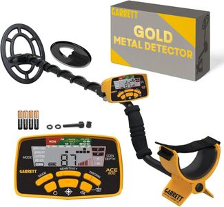 Garrett Ace 300 Metal Detector – Lightweight, Adjustable, LCD Display