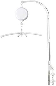 HLEEDUO 37 Inch Crib Mobile Arm with Music Box- Baby Mobile Hanger & Mobile Holder for Crib, Mobile Arm for Crib Compatible with Baby Crib Mobile.