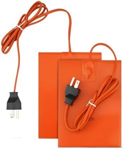 Car Engine Silicone Heating Pad 120v, 300w 6x8 Inch Universal Engine Heater Car Oil Pan Heater Pads, Electric Heated Pad Engine Block Oil Pan Tank Reservoir Container, for Metal Surface (2Pcs)