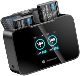 FirstPower EN-EL15C Battery and 20W Dual Fast Charger for Nikon Cameras