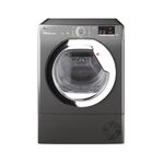 Hoover HLEC10DCER H-Dry 300, 10kg, Condenser Tumble Dryer, Aquavision, Graphite with Chrome Door, Sensor Dry, NFC