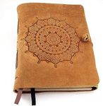 ThoughtSpace Journals Mandala Journals for Women - Leather Notebook Journal for Writing - Daily Planner Notebook - Writing Journal for Women - Vintage Leather Journals 5x7 in Lined Paper