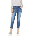 Democracy Women’s “Ab”solution Booty Lift Crop Jeans, Blue, 16