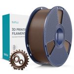 SUNLU PLA+ 3D Printer Filament, PLA Plus Filament 1.75mm, Toughness Enhanced 3D Filament Compatible with 3D FDM Printers, Dimensional Accuracy +/- 0.02 mm, 1 kg Spool(2.2 LBS), pla+ Coffee Brown