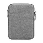 MoKo 6-7 Inch Kindle Sleeve Bag, Protective Nylon Cover Compatible with Kindle Paperwhite 2021, Fire 7 2022, All-New Kindle/Kids (11th Generation) 2022, Kindle Oasis E-Reader, Dark Gray
