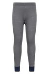 Mountain Warehouse Merino Kids Thermal Baselayer Trousers - Breathable, Lightweight Winter Childrens Pants, Antibacterial, Easy to Carry - Ideal for Both Girls & Boys Grey 3-4 Years