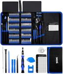 XOOL 140 in 1 Precision Screwdriver Set, Professional Computer Laptop Repair Tool Kit, Electronics Repair Tool with 120 Magnetic Bits, Compatible for Macbook, iPhone, Game Console, Tablet