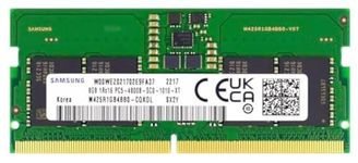 Samsung 8GB DDR5 4800 MHz PC5-38400 SODIMM Laptop Memory RAM (M425R1GB4BB0) - OEM Packaging