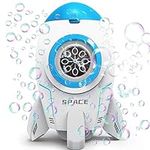 FORALES Rocket Bubble Machine - 5000+ Bubbles/Min, Portable & Safe Toy for Kids - Perfect for Outdoor Play, Parties, and Weddings - Leak-Proof & Anti-Drop - Includes Hung Strap - Endless Bubble Fun