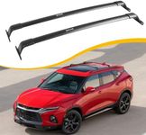 EZREXPM 220lbs Cross Bar Roof Rack Fit for Chevrolet Chevy Blazer 2019-2025 Cargo Carrier Crossbar Rooftop Accessories (with Side Roof Rails)