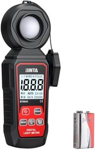 BINTA Handheld Digital Light Meter, Lux FC Illuminance Meter 0~200,000 Lux