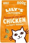 Lily's Kitchen Made with Natural Ingredients Adult Dry Cat Food Bag Chicken with Veggies Grain-Free Recipe 4 x 800 g