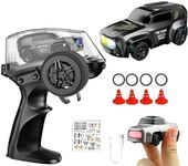 Amitasha 2.4GHz Mini RC Drifting Car 1:64 Scale Remote Control Car with LED Lights & Speed Mode, Stunt Drift Toys for Kids & Adults