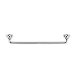 BodyJewelryOnline Staple Surface Barbell with Internally Threaded Prong Set Clear Gem Surgical Steel 14G Sold Each, Stainless Steel