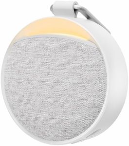 Hotmoon Portable White Noise Sound Machine 12 Soothing Sounds | Omini SE | 8 Night Light Colors | 4 Timers | Powerful Battery | Memory Function | for Home, Travel, Office, Babys, Kids & Adults Gift