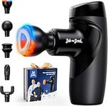 BOB AND BRAD Mini Massage Gun with Heat, M7 Plus Portable Massager, Muscle Massage Gun for Home, Office, Gym & Travel, Great Gifts for Women Men