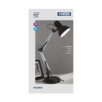 Status Valencia Desk Lamp | Angled Desk Light | Black Desk Lamp | Study, Office, Bedroom | SADL2429AESB16