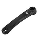 Dilwe 170mm Bike Crank Arm Aluminum Alloy Single Speed Crankset for Bicycle Mountain Road Bike(Square Hole-Black)