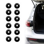 QIQVERT 12 Pcs Car Shock Absorber, Car Door Side Shock Absorbing Protection Stickers for Vitara, Brezza, Swift, Baleno, Ertiga, WagonR, Alto, Dzire, XL6, Celerio, Eeco, Ciaz, Ignis