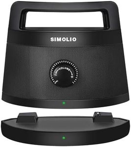 SIMOLIO Enceinte Intelligente pour Télévision avec Dialogue Clair pour Personnes âgées et Seniors, Prime Haut-Parleur TV sans Fil Portable avec Émetteur, Opt/RCA/AUX, sans Latence, Portée de 100 Pieds