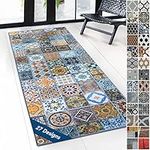 Design Carpet Runner Rug Floor Mat, Non Slip Runner Mat for Kitchen Hallway Living Room Bedroom Vintage Ornament Classic Modern Design (80 x 100 cm, Bonita)