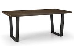 Julian Bowen Brooklyn Dining Table, Dark Oak