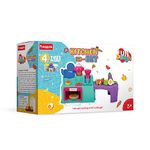 Fundough - Kitchen Set, Cutting and Moulding Playset, 3Years +, Multicolor