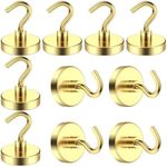 VNDUEEY Magnetic Hooks Strong Magnet Hooks for Kitchen, Home and Office