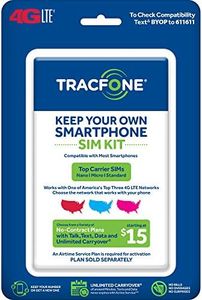 Tracfone Keep Your Own Phone 3-in-1 Prepaid SIM Kit