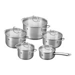 ZWILLING Flow Pot Set 10 Piece, 18/10 Stainless Steel