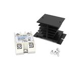 Inkbird 40DA Solid State Relay and Black Heat Sink for Inkbird PID Temperature Controller