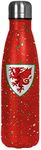 FOCO Officially Licensed Wales Football Paint Splatter 500ml Reusable Water Bottle