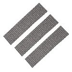 PATIKIL 8.5" x 2" x 0.2" Air Conditioner Foam Filter, 3 Pack Air Filtering Replacement Washable Reusable for Air Conditioning Purifiers, Black