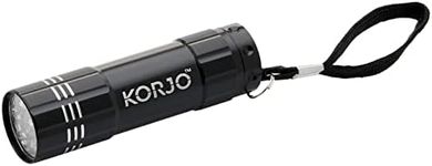 Korjo LED Pocket Torch, for Travel, Black