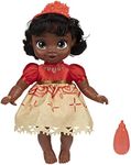Disney Princess Moana Baby Doll with Baby Bottle & Hair Pin