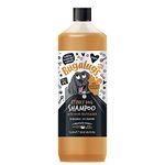 BUGALUGS Stinky Dog Shampoo with odour neutraliser, fox poo shampoo for dogs with dog perfume, vegan dog grooming dog shampoo for sensitive skin amazing puppy pet shampoo & conditioner (1 Litre)