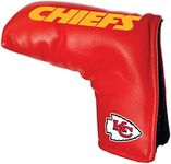 Team Golf NFL Kansas City Chiefs Tour Blade Putter Cover - Printed Team Golf NFL Tour Blade Putter Cover, Fits Most Blade Putters, Scotty Cameron, Taylormade, Odyssey, Titleist, Ping, Callaway