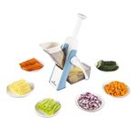 ONCE FOR ALL Mandoline Vegetable Slicer, Manual Kitchen Veg Chopper Stainless Steel Blade for Julienne, Cubes, Fried Potato Carrot, Cucumber