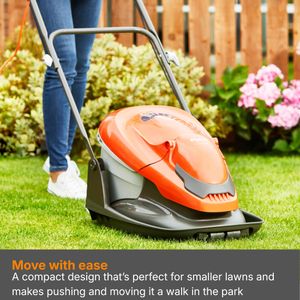 Flymo EasiGlide 330V Electric Lawn Mower – Compact Hover Design