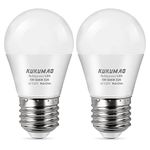 Refrigerator Light Bulb 40W Equivalent 120V A15 Fridge Bulbs 5 Watt Daylight 5000K E26 Medium Base Freezer Light Bulb Home Lighting Lamp Non-dimmable (Daylight 2 Pcs)