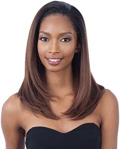 HEAVENLY GIRL (1B Off Black) - Freetress Equal Synthetic Drawstring Full Cap Half Wig