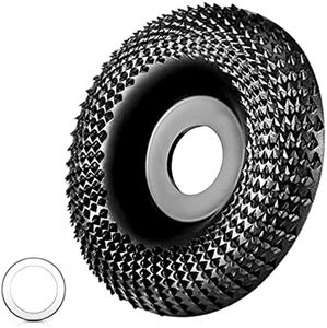 Muela Amoladora 115mm Discos Madera Amoladora Discos para Amoladoras Angulares de Carburo de Tungsteno,molienda tallado (125mm x 22 mm o 16mm)