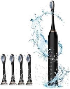 DR.MEHTA'S LATEST Electric Smart Toothbrush X-9 , USB Fast Rechargeable Sonic Toothbrush With 4 Soft Brush Heads & 6 Advance Modes, IPX7 Waterproof Sonic Toothbrush With Smart Timmer, 5X Plaque Reduction
